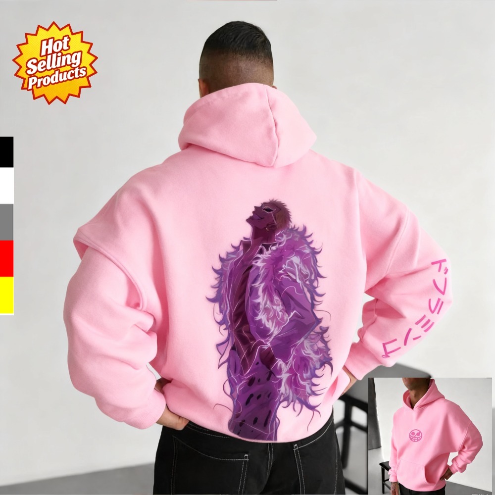 Anime Merchandise Store Japan - Bluza One Piece Donquixote Doflamingo Nowa