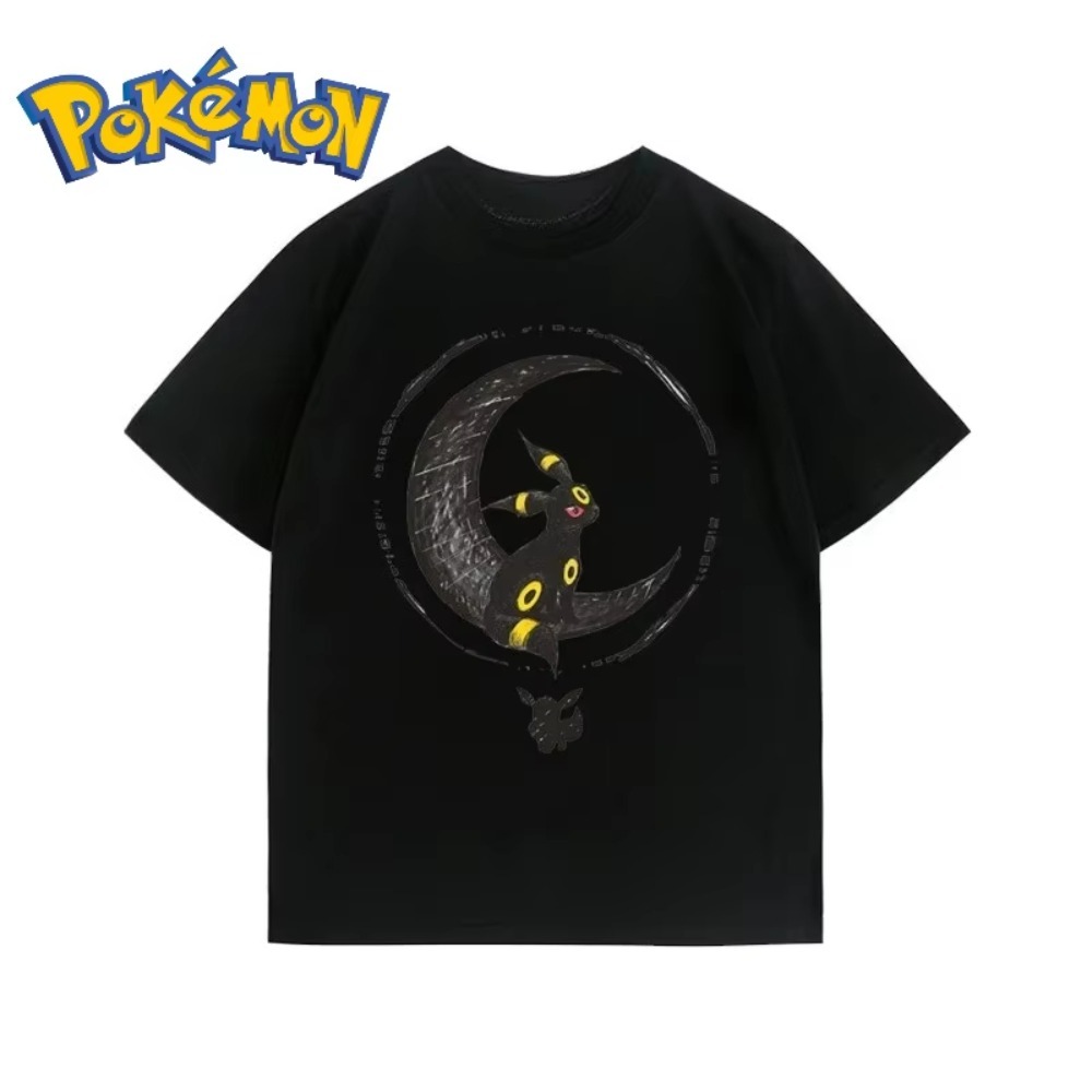 Anime Merchandise Store Japan - Letnia koszulka z nadrukiem Umbreon z