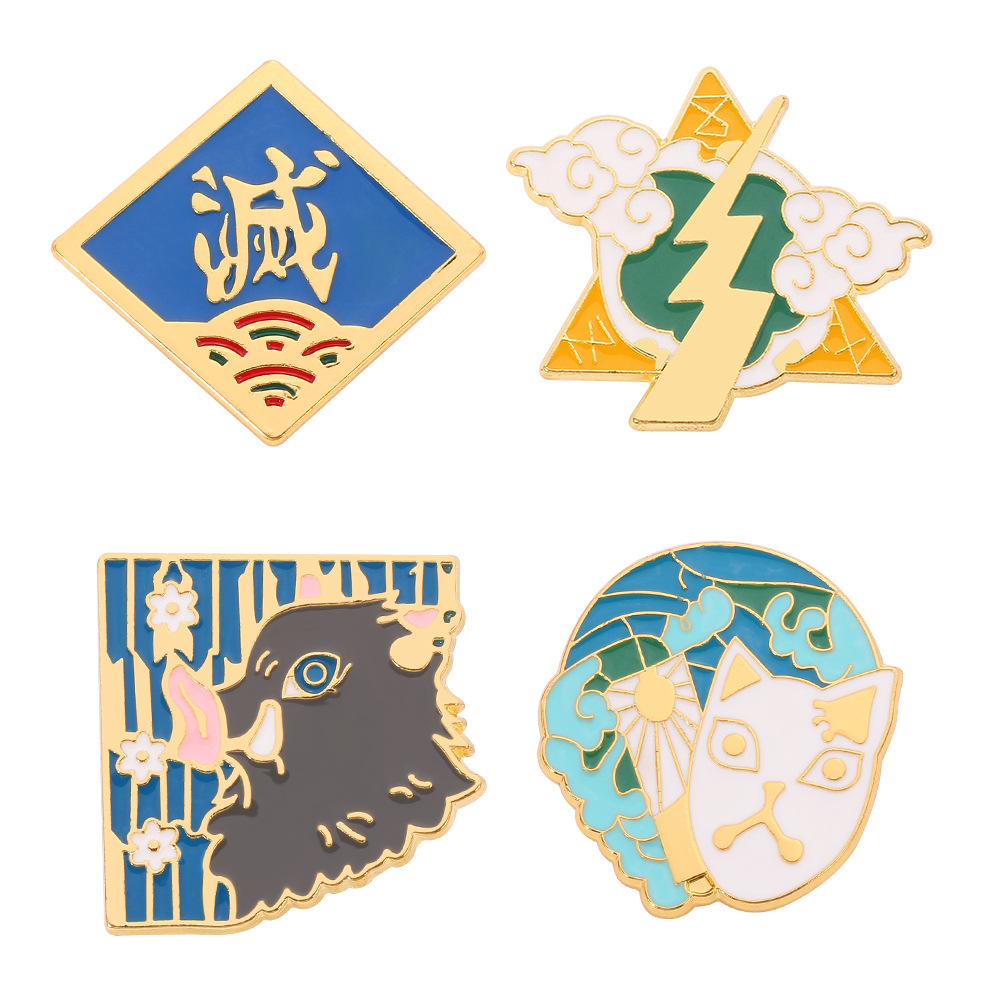 Anime Merchandise Logo - 1 szt. Anime Gadżet Pin Badge