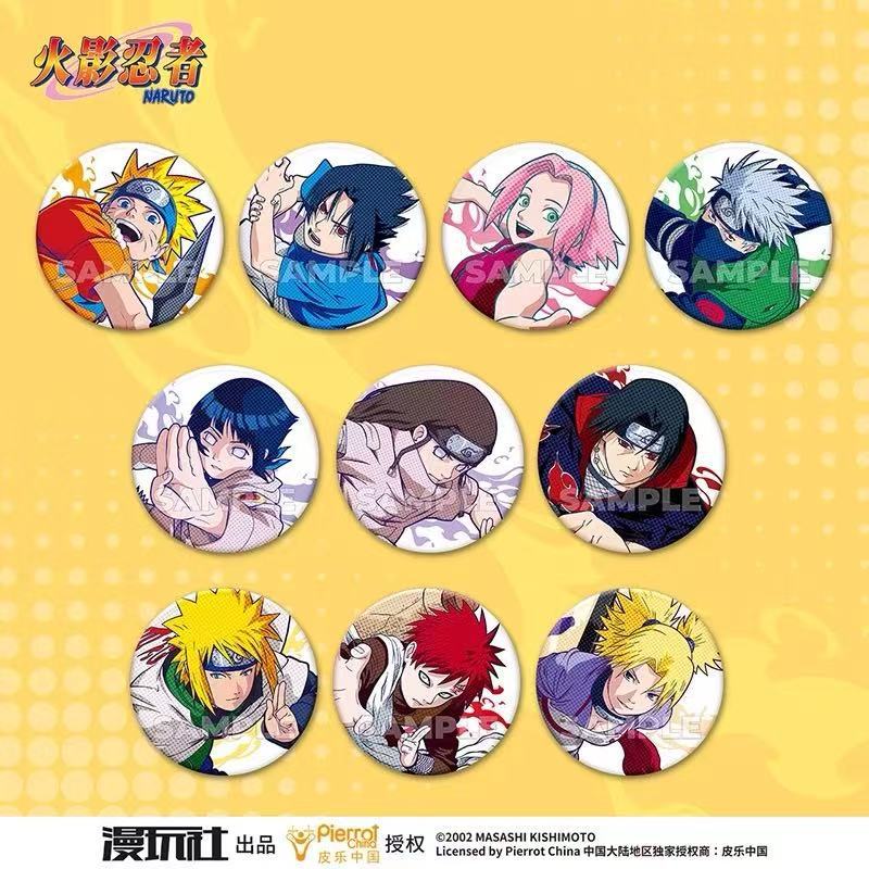 Anime Merchandise Box - Oryginalne przypinki Naruto Spot Series w