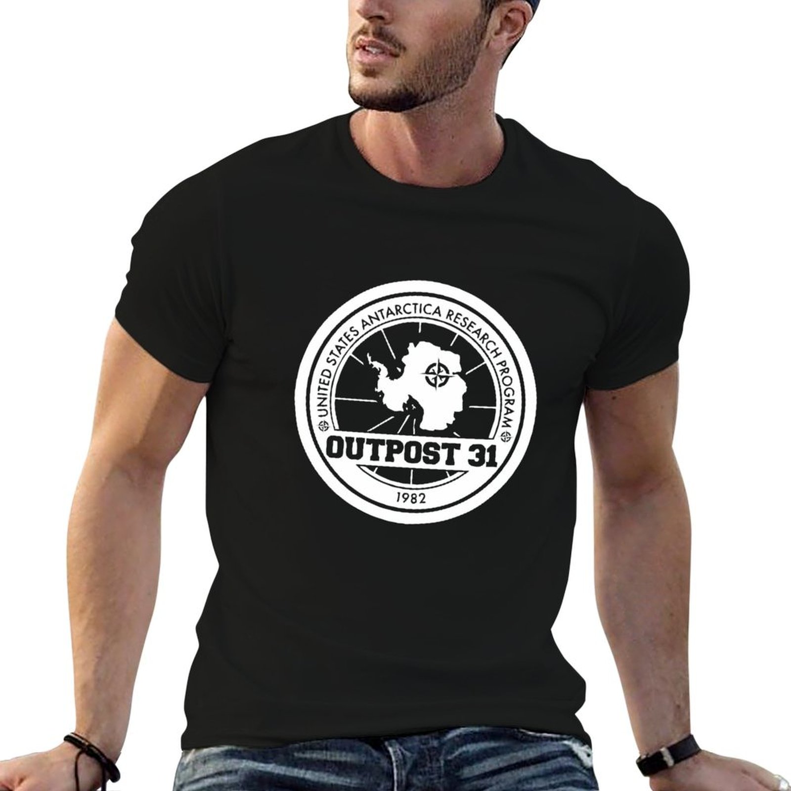 Anime Merchandise Logo - Koszulka męska z logo Outpost 31,